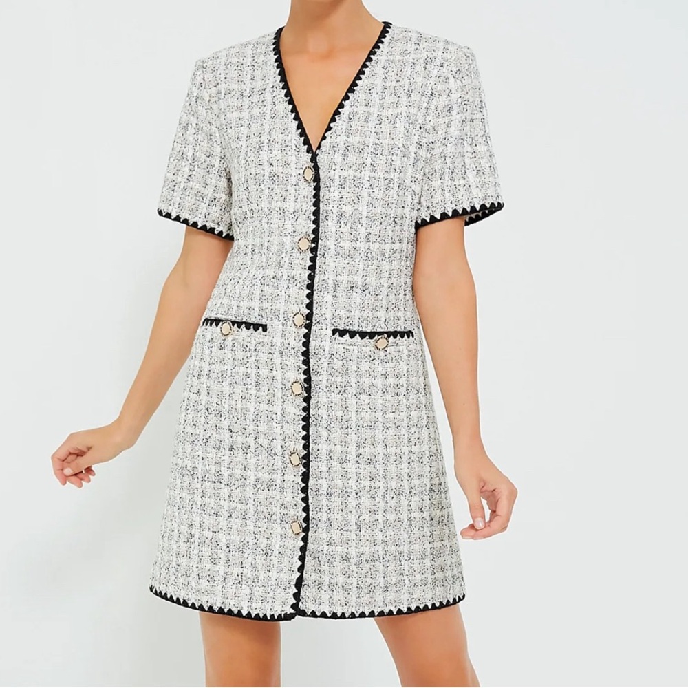 Tuckernuck White Tweed Josephine Dress